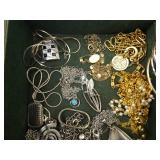 Large Lot of Costume Jewelry in SEVERAL Jewelry Boxes