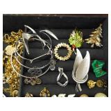 Large Lot of Costume Jewelry in SEVERAL Jewelry Boxes