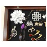 Large Lot of Costume Jewelry in SEVERAL Jewelry Boxes
