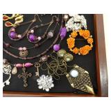 Large Lot of Costume Jewelry in SEVERAL Jewelry Boxes
