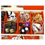 Large Lot of Costume Jewelry in SEVERAL Jewelry Boxes
