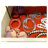 Large Lot of Costume Jewelry in SEVERAL Jewelry Boxes