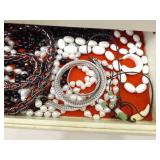 Large Lot of Costume Jewelry in SEVERAL Jewelry Boxes