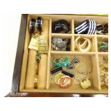 Large Lot of Costume Jewelry in SEVERAL Jewelry Boxes