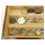 Large Lot of Costume Jewelry in SEVERAL Jewelry Boxes
