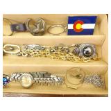 Large Lot of Costume Jewelry in SEVERAL Jewelry Boxes