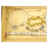 Large Lot of Costume Jewelry in SEVERAL Jewelry Boxes