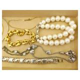 Large Lot of Costume Jewelry in SEVERAL Jewelry Boxes