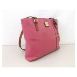 Dooney & Bourke Pink Pebble Grain Leather Lexington Tote