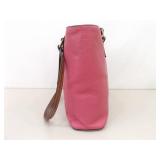 Dooney & Bourke Pink Pebble Grain Leather Lexington Tote