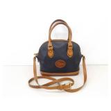 Dooney & Bourke All Weather Leather Norfolk Satchel, and Limited Edition Illustration Printed Canvas Wristlet