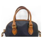 Dooney & Bourke All Weather Leather Norfolk Satchel, and Limited Edition Illustration Printed Canvas Wristlet