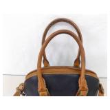 Dooney & Bourke All Weather Leather Norfolk Satchel, and Limited Edition Illustration Printed Canvas Wristlet