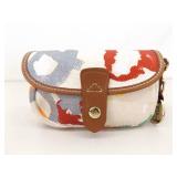 Dooney & Bourke All Weather Leather Norfolk Satchel, and Limited Edition Illustration Printed Canvas Wristlet