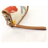 Dooney & Bourke All Weather Leather Norfolk Satchel, and Limited Edition Illustration Printed Canvas Wristlet