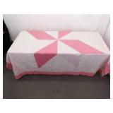 2 Large Hand Made Patchwork Quilts