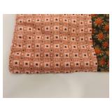 2 Medium Sized Hand Made Patchwork Quilts