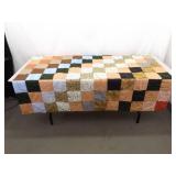 2 Medium Sized Hand Made Patchwork Quilts