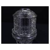 Vintage Indiana Glass Stars and Bars Fairy Lamp
