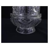 Vintage Indiana Glass Stars and Bars Fairy Lamp