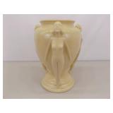 HYPER RARE Vintage Red Wing Rumrill Figural Vase in HIGH Mint Condition.