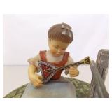 Vintage WORKING Carved Anri Thoren