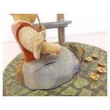 Vintage WORKING Carved Anri Thoren