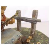 Vintage WORKING Carved Anri Thoren