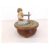 Vintage WORKING Carved Anri Thoren