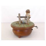 Vintage WORKING Carved Anri Thoren