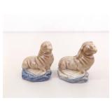 Lot of 9 Wade Red Rose Tea Figurines