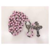 Lot of Misc Catholic Christian Statuettes, Rosaries, Charms, etc.