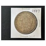 1887 Morgan Dollar