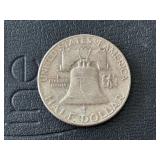 1951-D Franklin Half Dollar