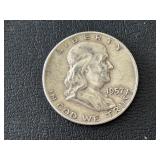 1957-D Franklin Half Dollar