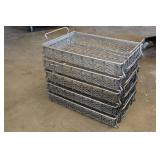 Metal Wire Mesh Parts Cleaning Bins