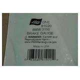 Lisle Brake Gauge & Bolt-On Plastic Creeper Wheel & Puller