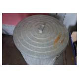 Galvanized Trash Can with Lid