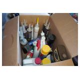 Assorted Hardware - Caulk Gun, Hair Clog Blaster, Caulk
