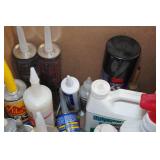 Assorted Hardware - Caulk Gun, Hair Clog Blaster, Caulk
