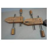 Vintage Wood Screw Clamps