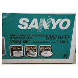 Sanyo 4-Head Hi-Fi Stereo VCR