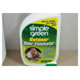 Simple Green Outdoor Odor Eliminator 32oz Spray Bottle with Gallon Refill