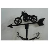 Laser Cut Metal Motorcycle Weather Vane