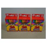 *3* 24-Pack Cra-Z-Art Crayons