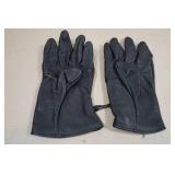 Leather Motorcycle Gloves - Size 3