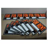 For Rent Metal Signs