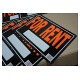 For Rent Metal Signs