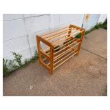 Wood Shoe Rack