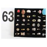 Lot of Costume Rings